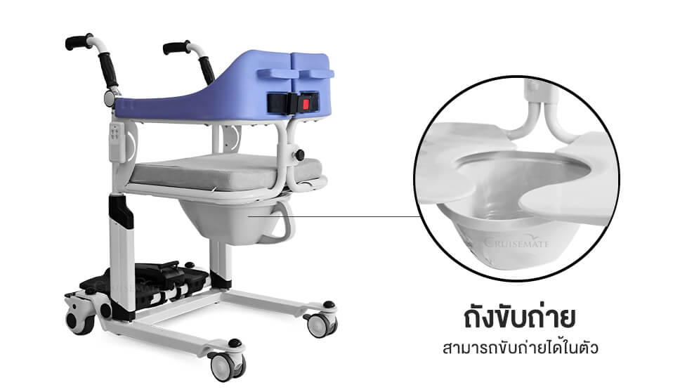 รถเข็นเคลื่อนย้ายผู้ป่วย รุ่น EM-602